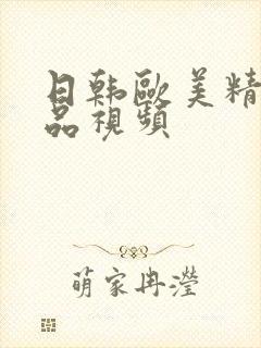 日韩欧美精品极品视频