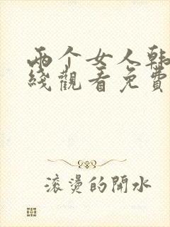 两个女人韩剧在线观看免费全集电视剧高清