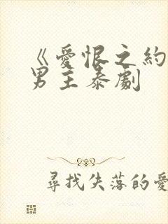 《爱恨之约》双男主泰剧封面