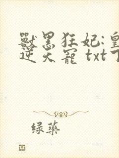 兽黑狂妃:皇叔逆天宠 txt下载