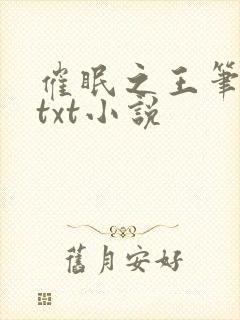 催眠之王笔趣阁txt小说