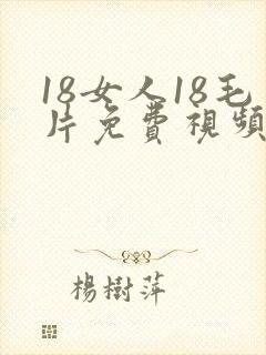 18女人18毛片免费视频