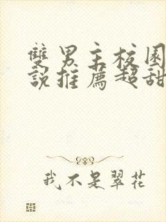 双男主校园文小说推荐超甜