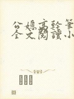 公媳高干笔趣阁全文阅读小说封面