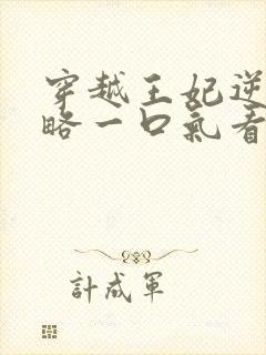 穿越王妃逆袭攻略一口气看完