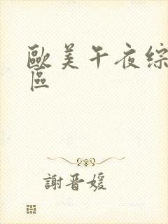 欧美午夜综合一区