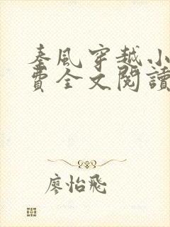 秦风穿越小说免费全文阅读封面