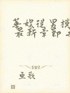 华娱从男模开始 最新章节 无弹窗