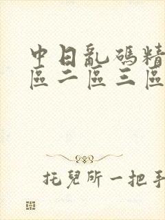 中日乱码精品一区二区三区软件