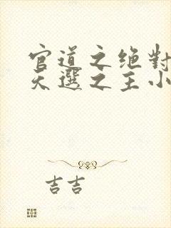 官道之绝对权力天选之主小说免费看封面