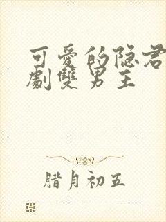 可爱的隐君子泰剧双男主