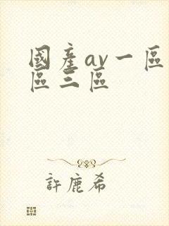 国产av一区二区三区封面