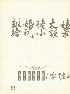 离婚后大姨姐嫁给我小说最新章节更封面