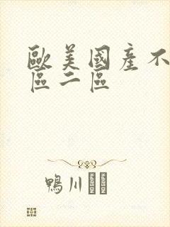 欧美国产不卡一区二区封面