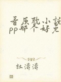 看原耽小说的app哪个好免费