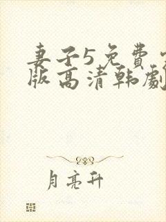 妻子5免费完整版高清韩剧在线观看全集