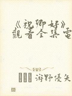 《祝卿好》免费观看全集电视剧封面