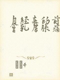 月经来的前几天会乳房胀痛