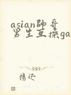 asian帅哥男生互操gay