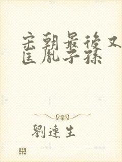 宋朝最后又到赵匡胤子孙