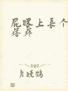 屁眼上长个硬疙瘩疼