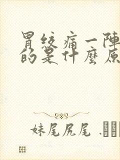 胃绞痛一阵一阵的是什么原因封面