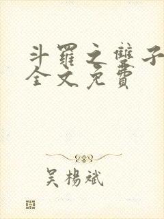 斗罗之双子斗罗全文免费