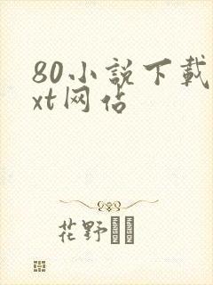 80小说下载txt网站