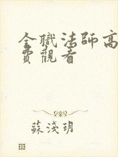 全职法师高清免费观看封面