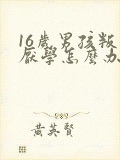 16岁男孩叛逆厌学怎么办封面