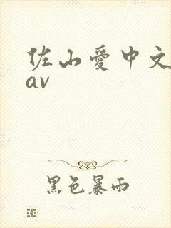 佐山爱中文字幕av