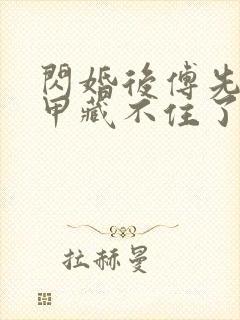 闪婚后傅先生马甲藏不住了.