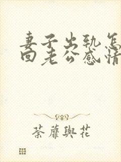 妻子出轨怎么挽回老公感情