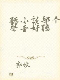 听小说那个软件声音好听