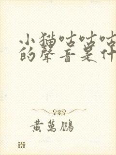 小猫咕咕咕咕咕的声音是什么