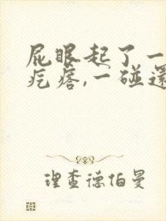 屁眼起了一个硬疙瘩,一碰还疼