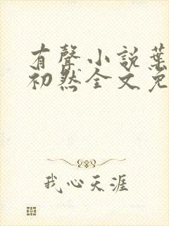 有声小说叶辰萧初然全文免费听