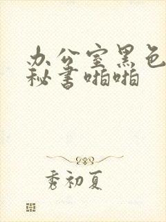 办公室黑色丝袜秘书啪啪封面