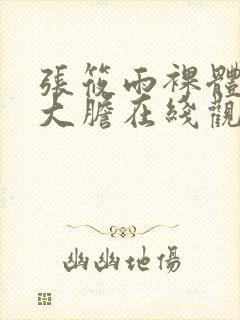 张筱雨裸体下部大胆在线观看封面