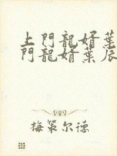 上门龙婿叶辰上门龙婿叶辰