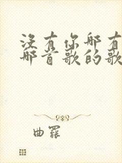 没有你哪有家是哪首歌的歌词封面