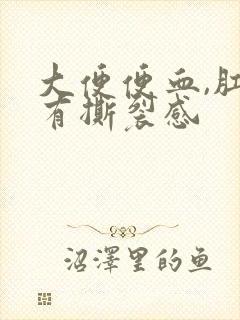 大便便血,肛门有撕裂感