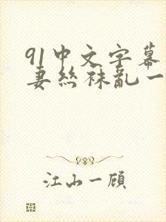 91中文字幕人妻丝袜乱一区三