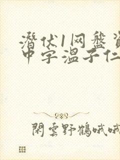 潜伏1网盘资源中字温子仁