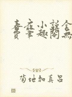 春夜小说全文免费笔趣阁无弹窗