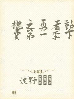 棍之勇者动漫免费第一季下载