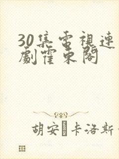 30集电视连续剧霍东阁