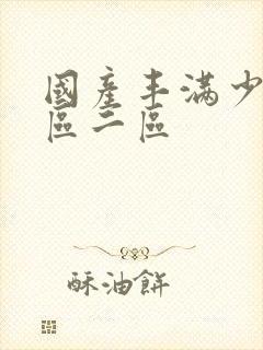 国产丰满少妇一区二区