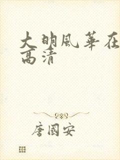 大明风华在线看高清