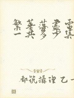 繁华落尽电视剧一共多少集